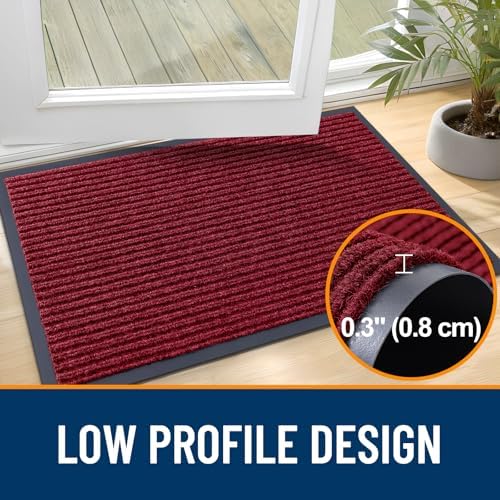 OLANLY 2-Pack Front Door Mats 71x47, Waterproof Heavy-Duty Doormats - Image 4