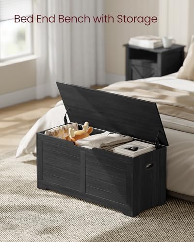 VASAGLE Storage Chest, 39.4 Inches Width Bench - Image 4