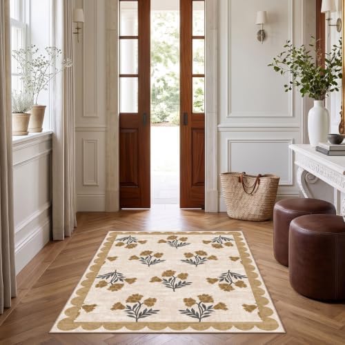 3x4 Floral Entry Rug - Image 4