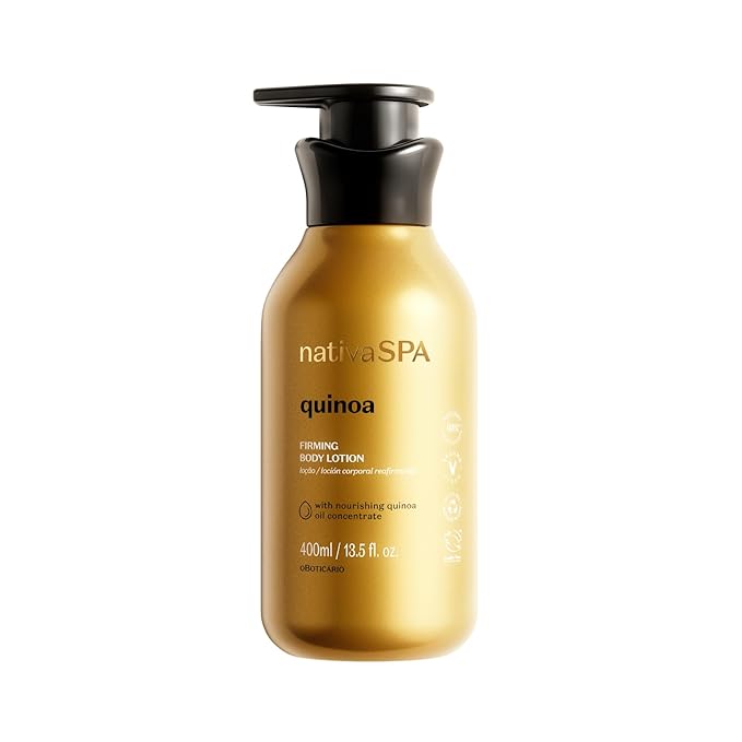 Nativa SPA by O Boticario Quinoa Hydrating Body Lotion, Fragranced Skin Moisturizer with Purified Quinoa Drops, 13.5 Ounce