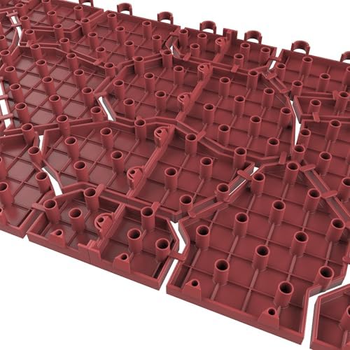 Pure Garden 30-Pack Polypropylene Interlocking Patio Deck Tiles - Image 5
