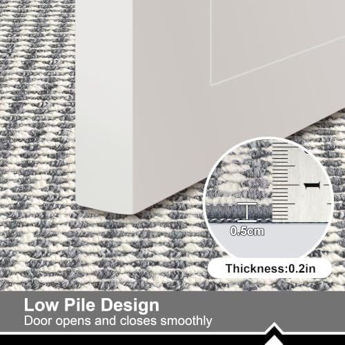 Ultra Thin Door Mat 20"x 32", Non-Slip Entrance Rugs - Image 4