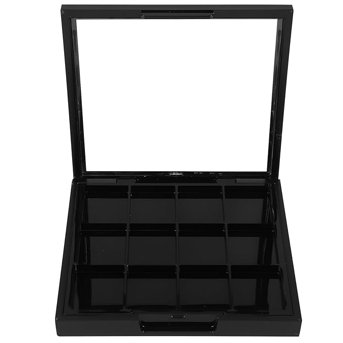Beaupretty Empty Lip Palette Eyeshadow Makeup Palette Empty Eyeshadow Palette Empty Make Up Container Palette for DIY Cosmetics Lipstick Blush Powder