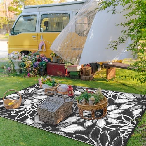 GENIMO Outdoor Rug, Waterproof Plastic Rugs - Image 3