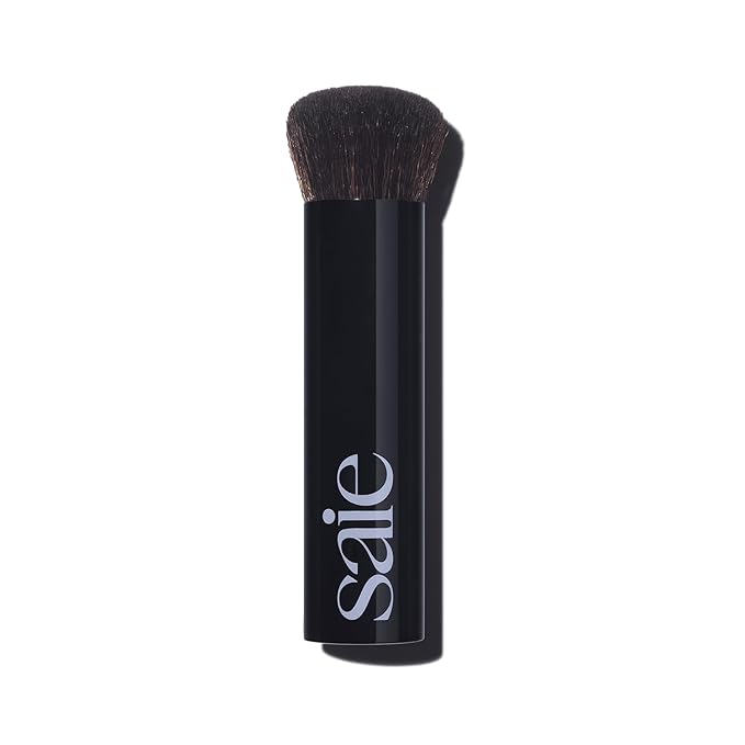 Saie The Base Foundation Brush for Liquid Makeup - Ultra-Soft Makeup Brush with Cruelty-Free, Synthetic Bristles - Designed for Foundation, Skin Tints & Cream Bronzers (1 Count)
