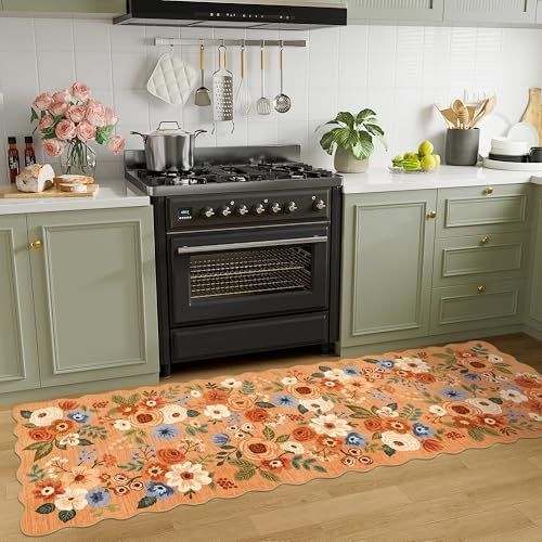 DUKINO 2x10 Runner Rug for Hallway, Washable Kitchen Rug Non Slip - Image 3