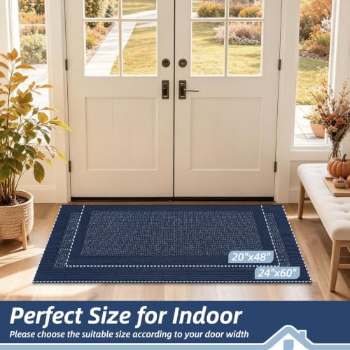 BEQHAUSE Indoor Door Mat 24" x 60", Dirt Trapper Door Mats - Image 2
