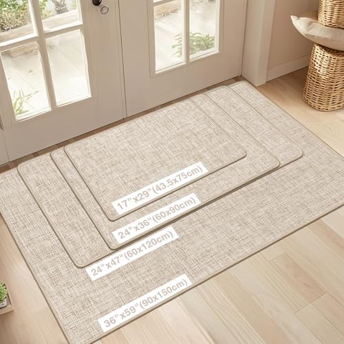 LEKEEPGO Ultra Thin Indoor Door Mat 24"x47", Non Slip Door Mat - Image 2