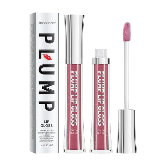 ibcccndc Lip Plumper Plumping Lip Gloss Hydrating Nourishing Lip Oil Red Liquid Lipstick Lip Care Products Mineral Oil Clear Lipgloss (1)