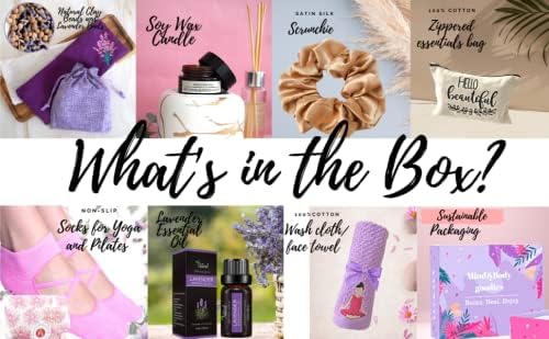 Birthday Gift Set for Women SPA Gift Set, Yoga Gift Set Relaxation Gift Basket, Birthday Gifts for Wife, Birthday Gifts for Mom, Birthday Gifts for Friend