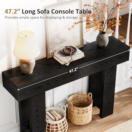 Cealform Console Tables for Entryway, 47.2 Inches Long Sofa Table Behind Couch - Image 7