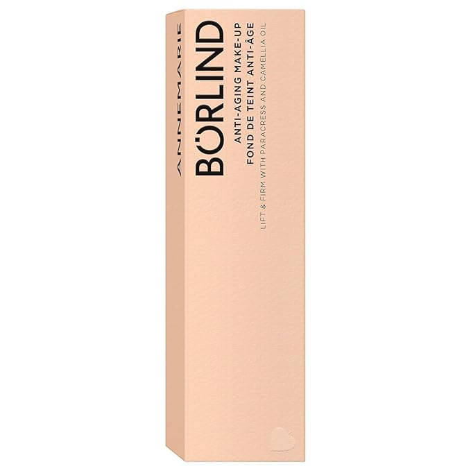 ANNEMARIE BÖRLIND - ANTI-AGING MAKE UP - almond - smoothing, lifting & refining foundation, with natural ingredients, high coverage, 1.01 Fl. Oz.