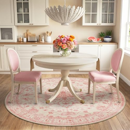 RELEANY Washable Area Rug, Round 6ft - Image 2