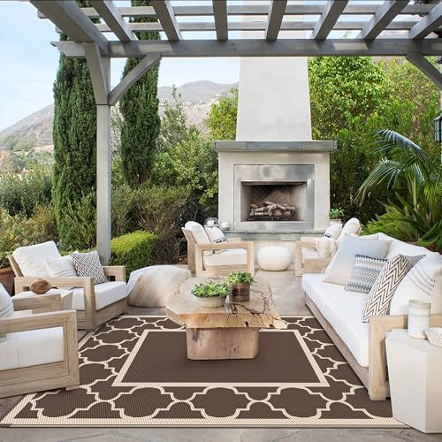 GENIMO Outdoor Rug, Waterproof Plastic Rugs - Image 6