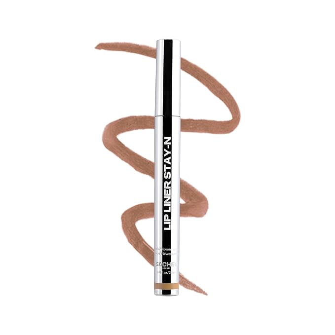 Sacheu Lip Liner STAY-N Peel Off Lip Stain — Long Lasting Matte Lip Tattoo Transfer Proof Lipstain Infused with Hyaluronic Acid & Vitamin E for All Skin Types — Vegan & Cruelty-Free, MUAH-VE