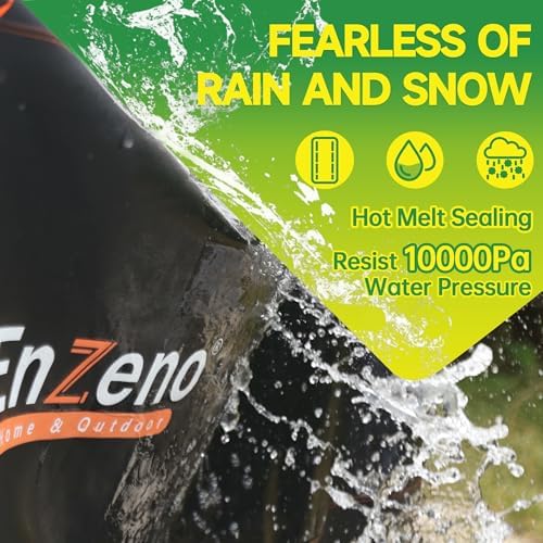 Enzeno Patio Furniture Cover Outdoor Waterproof 118" L x 98" W x 39" H - Image 2