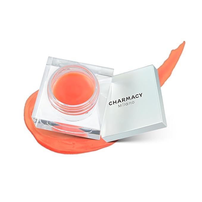 CHARMACY Magic Color Lip & Cheek Balm, PH Color Changing Blusher for Cheeks, Long Lasting Moisturizing Multi Use cream Waterproof Blush Makeup, PERSIMMON JELLY (#04)