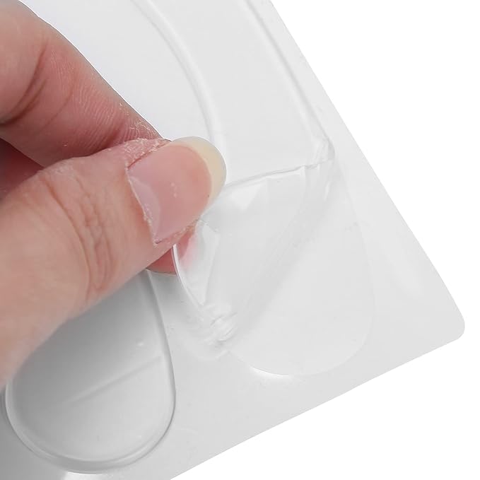 Lip Wrinkle Patches, Reusable Silicone Lip Anti-Wrinkle Pads Transparent for Smoothing Lip Wrinkles (4 Pcs)