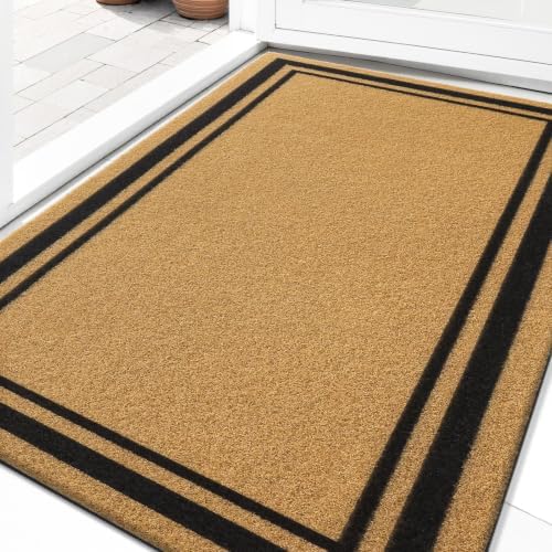 OLANLY Front Door Mat 30x17, Low Profile Doormat by OLANLY