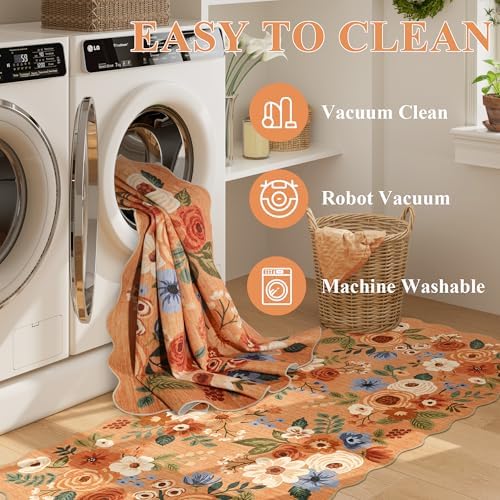 DUKINO 2x10 Runner Rug for Hallway, Washable Kitchen Rug Non Slip - Image 6
