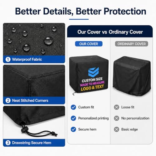 Custom Size Dust Cover Waterproof Made-to-Measure Protective Cover - Image 5