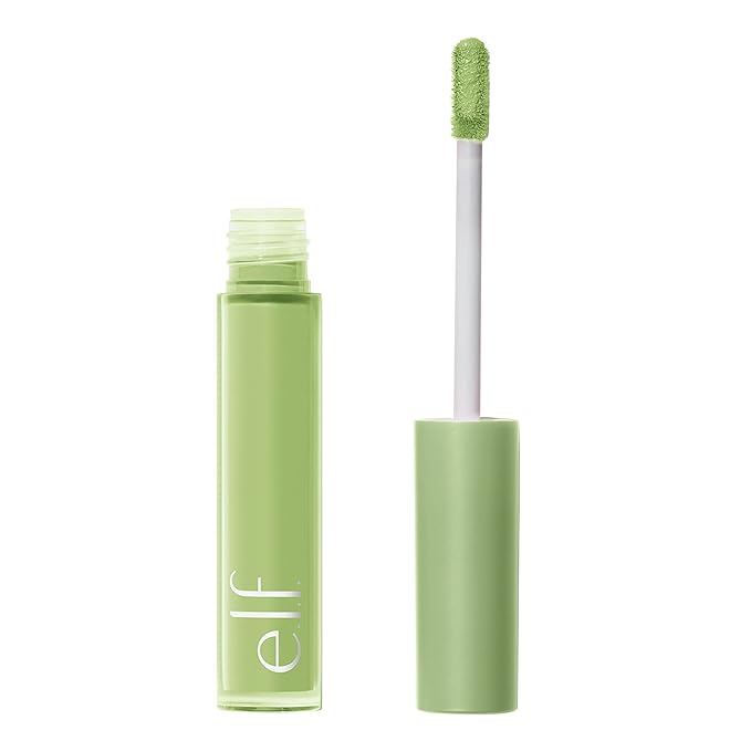 e.l.f. Camo Color Corrector, Hydrating & Long-Lasting Color Corrector For Camouflaging Discoloration, Dullness & Redness, Vegan & Cruelty-Free, Green
