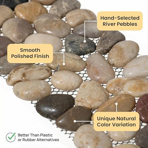 Natural River Pebble Steppingstone Pavers - Image 4
