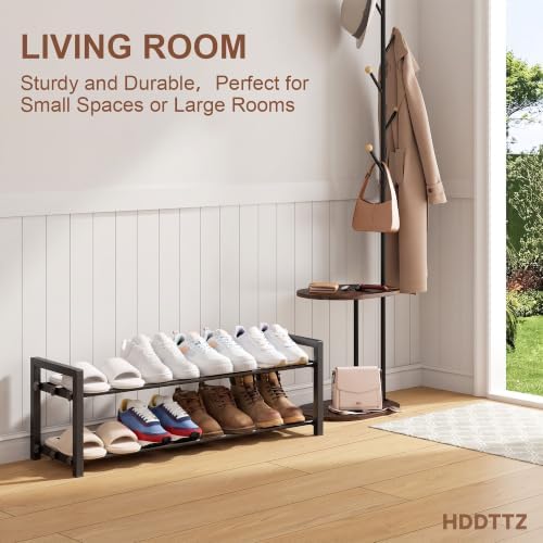 Expandable Shoe Rack, Heavy Duty Metal Shoe Organizer - Image 3