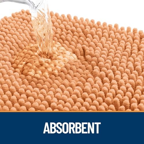 OLANLY Dog Door Mat for Muddy Paws 70x24, Super Absorbent Chenille Mud Mat - Image 3