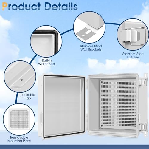 Waterproof Outdoor Project ABS Plastic Junction Box IP67 Weatherproof Dustproof - Image 3