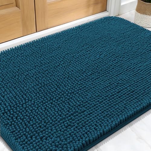 OLANLY Dog Door Mat for Muddy Paws 32x20, Super Absorbent Chenille Mud Mat by OLANLY