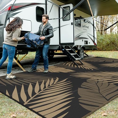 GENIMO Outdoor Rug, Waterproof Plastic Rugs 10'x20' by GENIMO