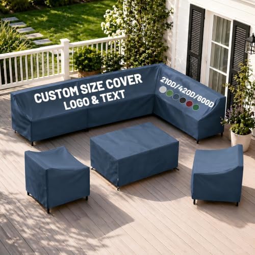 LOKEX Custom Patio Furniture Covers, 600D Oxford Outdoor Furniture Covers by LOKEX