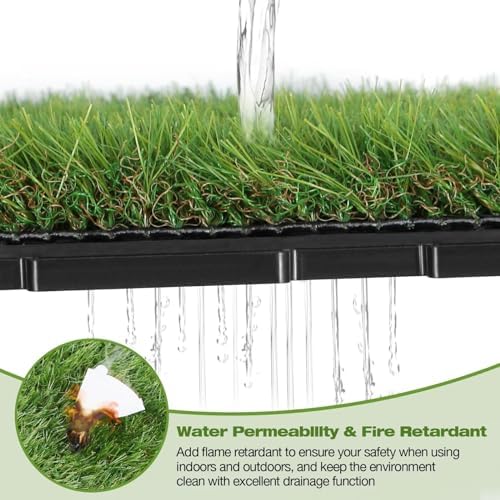 XLX TURF Interlocking Artifical Grass Tiles 18 PCS - Image 5