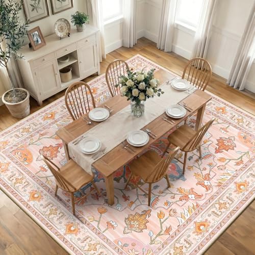 RELEANY Washable Area Rug, Square 10'x10' by RELEANY