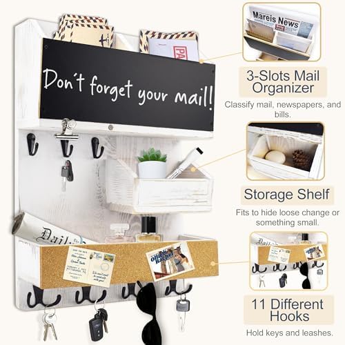 Mail Organizer Wall Mounted - Image 5