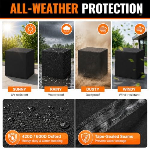 Custom Size Dust Covers Heavy-Duty 600D Waterproof Oxford Fabric - Image 2