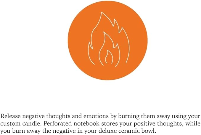 The Fire Kit by Two Sage Sisters - Self Care Kit with Ceramic Bowl, Notebook, Candle, and Marker, Pamper and Self Care Gifts for Women and Men, Mens and Womens Care Package for Healing, Self-Nurturing