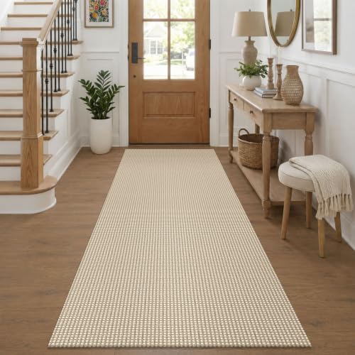 KOZYFLY Runners for Hallways 3x8 ft Washable Kitchen Runner Non Slip Rubber by KOZYFLY