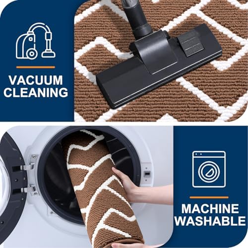 OLANLY Front Door Mat 32x20, Low-Profile Easy Clean Doormat - Image 5