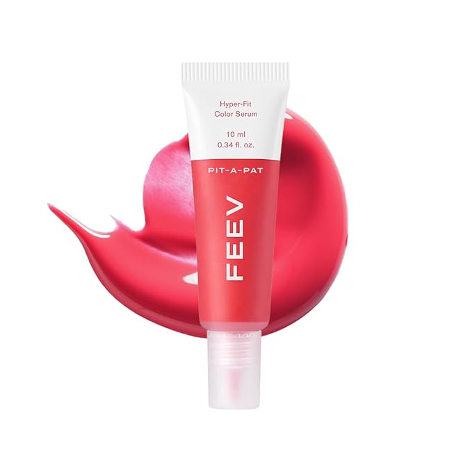 FEEV Hyper-Fit Color Serum Liquid Blush (10ml) | Dewy Cheek Blush Makeup | 50% of Hydrating Essence | Vegan | K-beauty (Pit-A-Pat, 10ml)