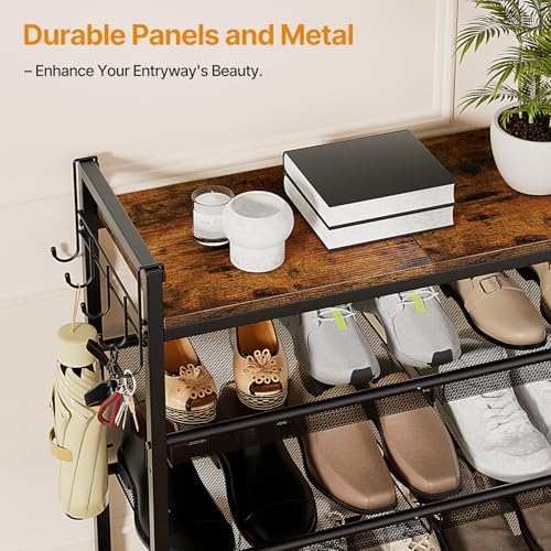4 Tier Shoe Rack, Shoe Rack for Entryway - Image 5