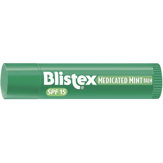 Blistex Medicated Mint Balm SPF 15 0.15 oz (Pack of 9)