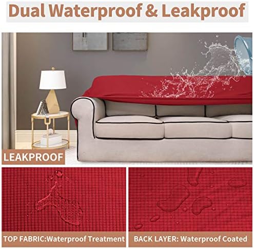Easy-Going 100% Waterproof Couch Cover, 3 Cushion Couch Slipcover - Image 3