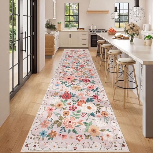 DUKINO 3x12 Washable Runner Rug, Long Hallway Runner Rug Non Slip - Image 3