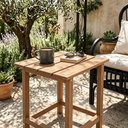 Kromax Outdoor Side Table, Small Outdoor Table - Image 2