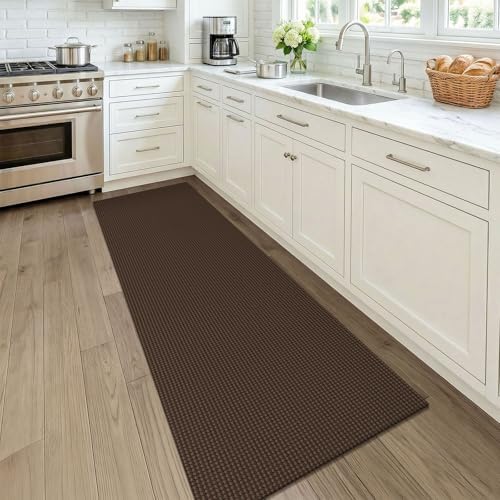 KOZYFLY Woven 2x7 Washable Kitchen Runner Rug, Non Slip Runners - Image 2