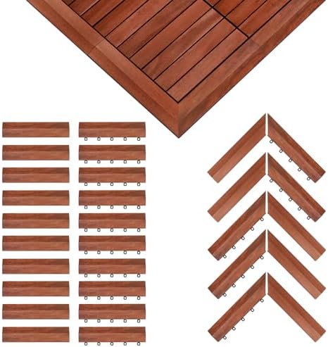 PrimeZone Solid Acacia Wood Edge Trim Set by PrimeZone