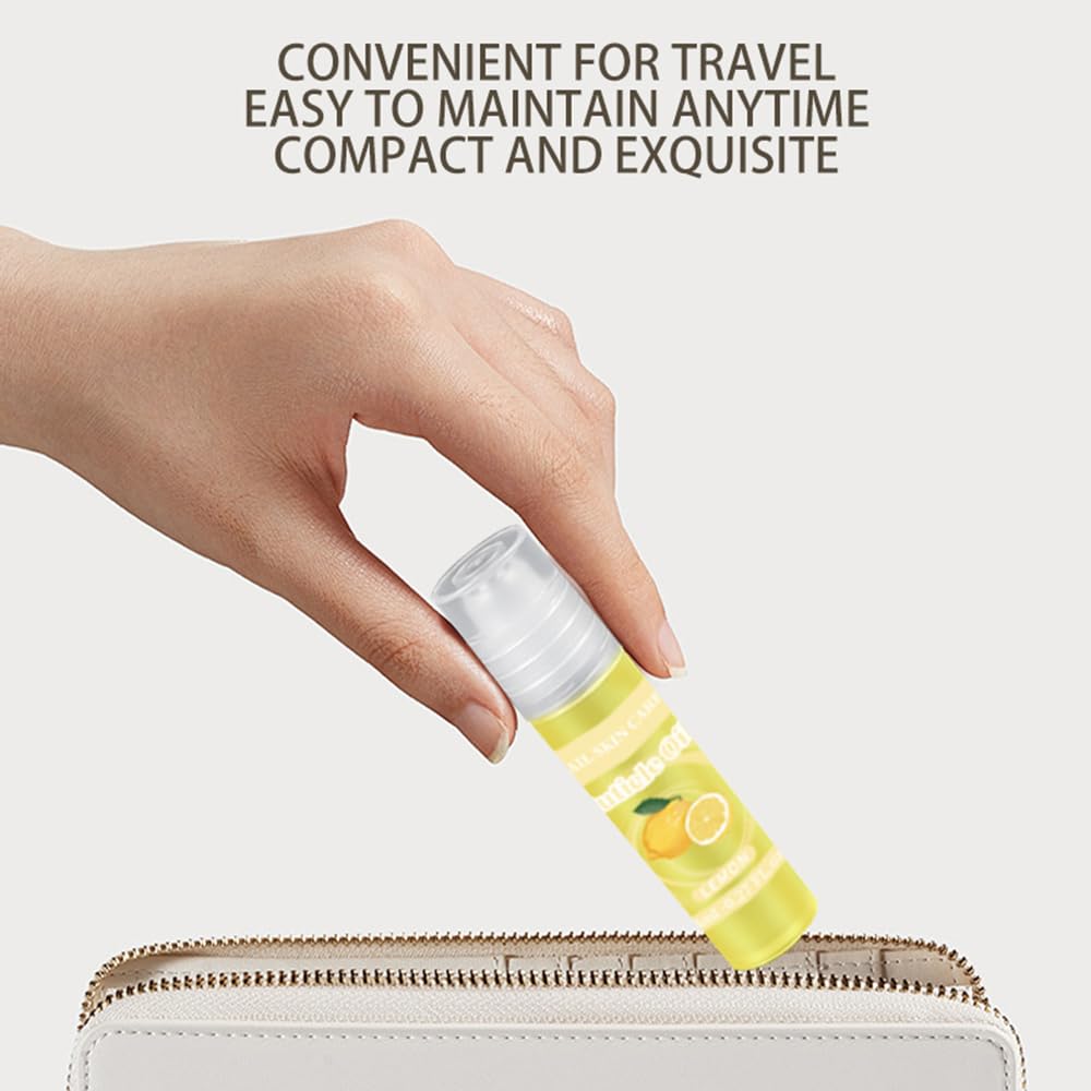 5pcs Cuticle Oil Roller Nourishing Moisturizing Roll On Cuticle Oil for Convenient Portable Nail Rollerball for On the Go Hydration and Care