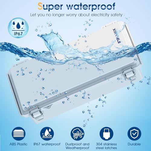 Waterproof Outdoor Project ABS Plastic Junction Box IP67 Weatherproof Dustproof - Image 2